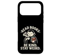 Read Books Be Kind Stay Weird Cute Vampire Coffee Reading Case for iPhone 17 Pro Max