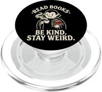Read Books Be Kind Stay Weird Cute Vampire Coffee Reading PopSockets PopGrip for MagSafe