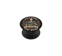 Read Books Be Kind Stay Weird Skeleton Reading Book Bookish PopSockets Adhesive PopGrip