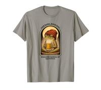 Read Books Drink Beer Dismantle Oppression Frog Cottagecore T-Shirt