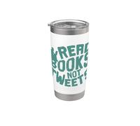Read Books Not Tweets Stainless Steel Insulated Tumbler