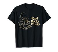 Read Books Pet Cats Literary Cat Value Graphic T-Shirt