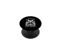 READ BOOKS STAY WEIRD Dragon Book Lover PopSockets Adhesive PopGrip