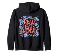 Read, Eat, Repeat. Book club, readers, book lovers Zip Hoodie