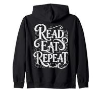 Read, Eat, Repeat. Book club, readers, book lovers Zip Hoodie