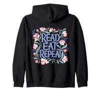 Read, Eat, Repeat. Book club, readers, book lovers Zip Hoodie