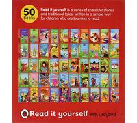 Read It Yourself With Ladybird Collection 50 Books Box Set Pack Level 1 To 4