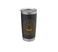 Read Like a Cat Quiet, Focused, Judgy Stainless Steel Insulated Tumbler