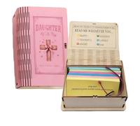 Read Me When Bible Verse Box, Portable Wooden Scripture Box With 150pcs Bibles Verse Cards, Daily Encouragement Christian Gift, Graduation Gift For Daughter Son