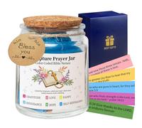 Read Me When Bible Verses Jar, 90Pcs Bible Verses, Glass Scripture Prayer Hope Gratitude Jar, Easter Christian Gifts, Bible Accessories, Faith Based Gifts, Bible Gift, Mother's Day Gift for Women
