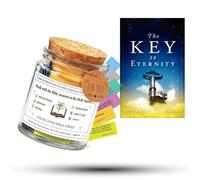 Read Me When Bible Verses Jar | God is above bible verse jar | The Key to Eternity | Joann Young | Christian Gifts for Women & Men | Handmade Bible Verses in a Jar Gift Set by Omnicoast Goods, OCG