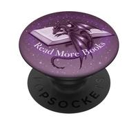 Read More Books Dragon Fantasy Reading Magic PopSockets Adhesive PopGrip