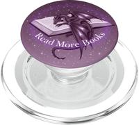 Read More Books Dragon Fantasy Reading Magic PopSockets PopGrip for MagSafe