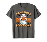 Read More Books Spooky Boo Book Lovers Halloween Haunted T-Shirt