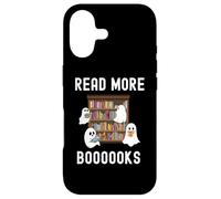 Read More Booooks Funny Cute Ghost Halloween Costume Books Case for iPhone 17