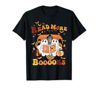 Read More Boooooks Cute Ghost Read More Books Halloween T-Shirt