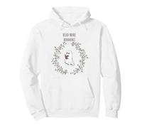 Read More Booooooks Cute Ghost Floral Reading Pullover Hoodie