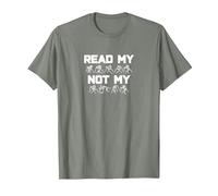Read My Hands Not My Lips BSL British Sign Language T-Shirt T-Shirt, Men, Olive Heather, X-Large