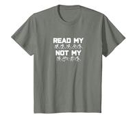 Read My Hands Not My Lips BSL British Sign Language T-Shirt T-Shirt, Youth, Olive Heather, 4T