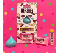 READ MY LIPS - Hershey's Trio Flavoured Lip Balm Set - Formulated With Beeswax - Fun Party Bag Fillers Or Christmas Stocking Stuffers - Cruelty Free - 3 Exciting Tastes Pack