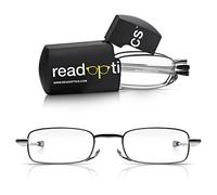 Read Optics Folding Reading Glasses 1.5, Fold Up Frames in Metal, Compact & Pocket Sized in Black Case, Non Prescription Readers