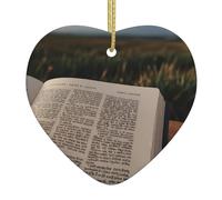 Read Print heart-shaped ceramic pendants create a warm atmosphere for homes, parties, and gifts.