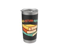 Read Return Repeat Librarian Library Worker Book Lover Stainless Steel Insulated Tumbler
