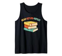 Read Return Repeat Librarian Library Worker Book Lover Tank Top