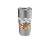 Read Return Repeat Library Worker Librarian Book Lover Stainless Steel Insulated Tumbler