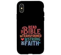 Read The Bible Be Transformed and Strong In Faith Case for iPhone X/XS