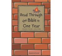 Read the Bible in 365 Days | One Year of Study Notes: Progress Tracker and Daily Pages Workbook 7" x 10"