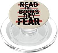 Read The Books They Fear Anti Censorship PopSockets PopGrip for MagSafe