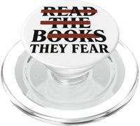 Read The Books They Fear Banned Books Reader PopSockets PopGrip for MagSafe