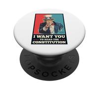 Read The Constitution Patriotic Study Constitutional Law PopSockets Adhesive PopGrip