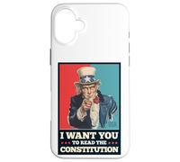 Read The Constitution Patriotic Study The US Constitution Case for iPhone 16 Plus