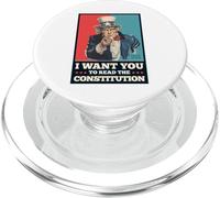 Read The Constitution Patriotic Study The US Constitution PopSockets PopGrip for MagSafe