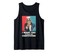 Read The Constitution Patriotic Study The US Constitution Tank Top