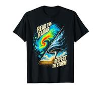 Read the Radar Respect the Storm Weather Art Value Graphic T-Shirt