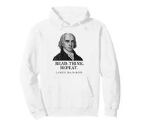Read Think Repeat Wisdom James Madison Pullover Hoodie