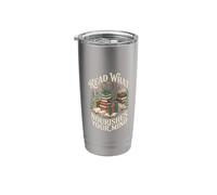 Read What Nourishes Your Mind Reader Mindset - Stainless Steel Insulated Tumbler