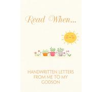 Read When Handwritten Letters To My Godson: Funny Notebook Gift for Friends, Office Saff, Coworkers, Parents, Secret Santa, Christmas, Thanksgiving (6x9 inches - 110 page)