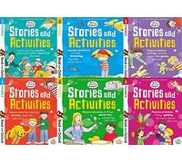 Read With Oxford Biff, Chip and Kipper Stories and Activties (Stage 1 To 3) 6 Books Collection Set