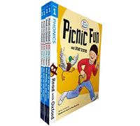Read With Oxford Stage 1: Biff, Chip and Kipper Collection 4 Books Set