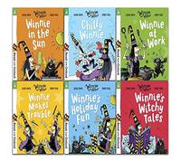 Read With Oxford: Winnie and Wilbur 6 Books Collection Set Level Stage 4 (Age 5 - 6) (Winnie's Holiday Fun, Winnie Makes Trouble, Chilly Winnie, Winnie's Witchy Tales, Winnie in the Sun and More)