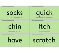 Read Write Inc. Fresh Start: 2024 Module Green Word Cards
