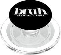 Read Your Bible God Funny Bruh Meme Modern Christian Church PopSockets PopGrip for MagSafe
