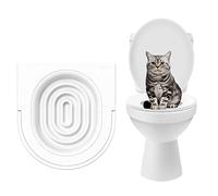 READAEER Cat Toilet Training Kit - Train Your Cat to Use The Toilet, White