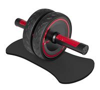 READAEER Metal Handle Ab Roller Wheel with Knee Pad Abdominal Exercise for Home Gym Fitness Equipment