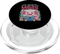 Reader Axolotl Lover Teacher My Students Axolotl Questions PopSockets PopGrip for MagSafe