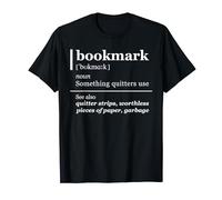 Reader Book Mark Definition Bookworm Librarian Reading Books T-Shirt